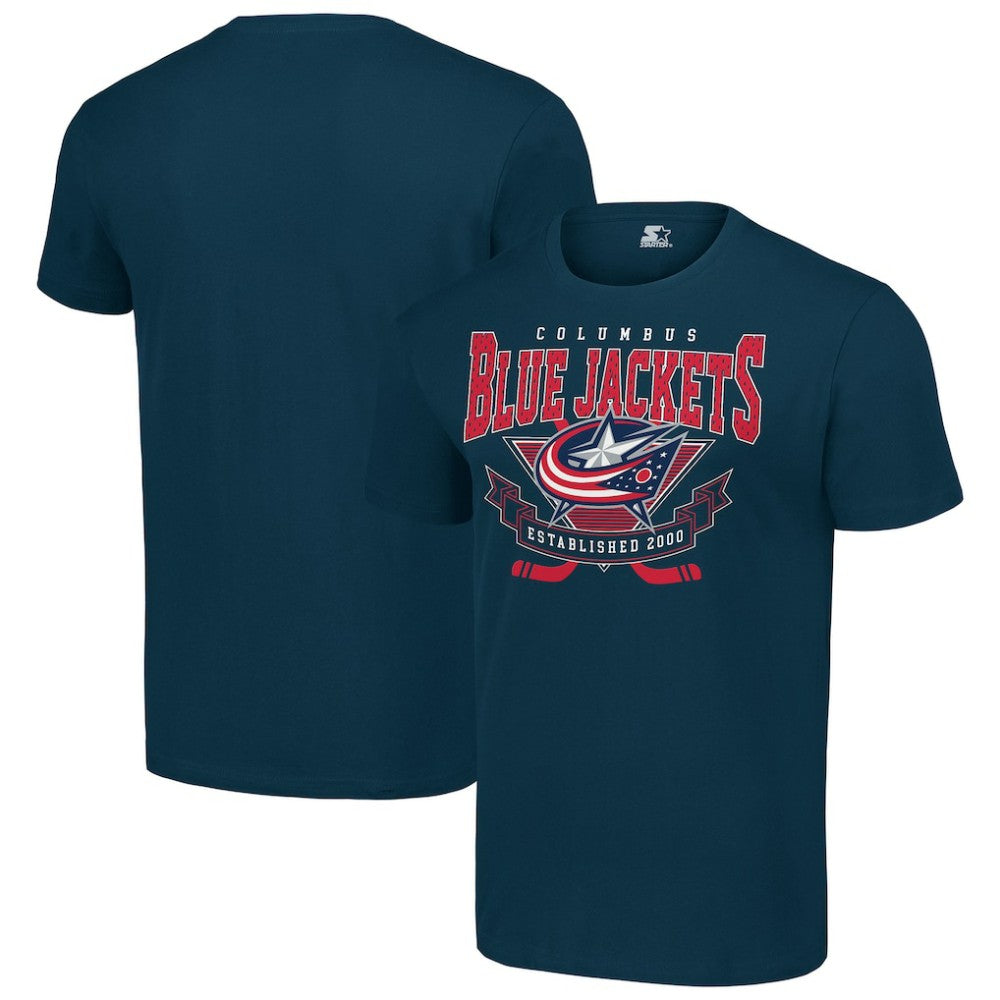 Columbus Blue Jackets Starter Team Logo Graphic T-Shirt - Navy - NHL 201591710