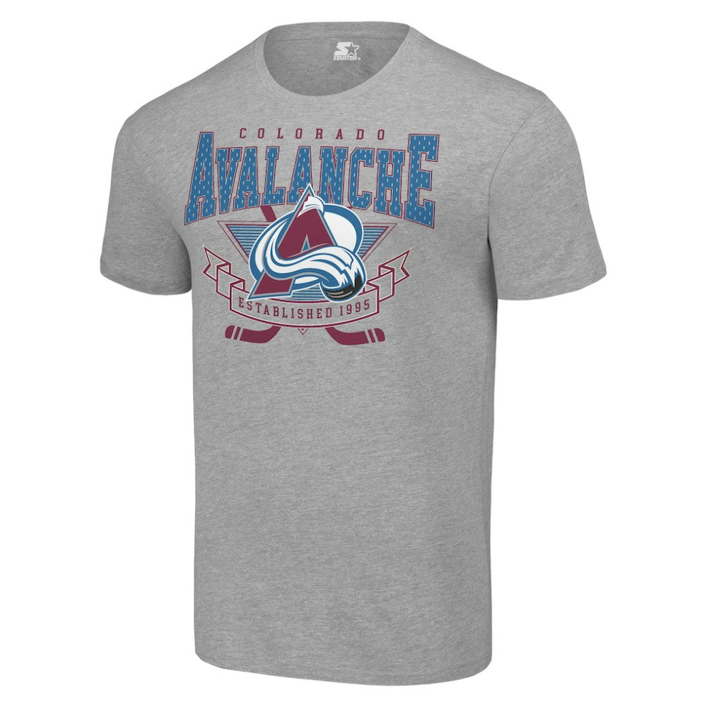 Colorado Avalanche Starter Team Logo Graphic T-Shirt - Heather Gray - NHL 201591712