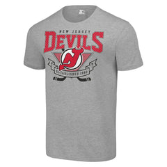 New Jersey Devils Starter Team Logo Graphic T-Shirt - Heather Gray - NHL 201591722