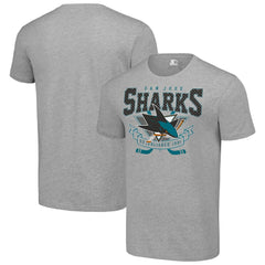 San Jose Sharks Starter Team Logo Graphic T-Shirt - Heather Gray - NHL 201591730