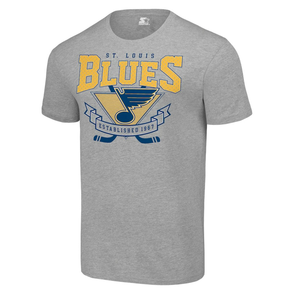 St. Louis Blues Starter Team Logo Graphic T-Shirt - Heather Gray - NHL 201591734