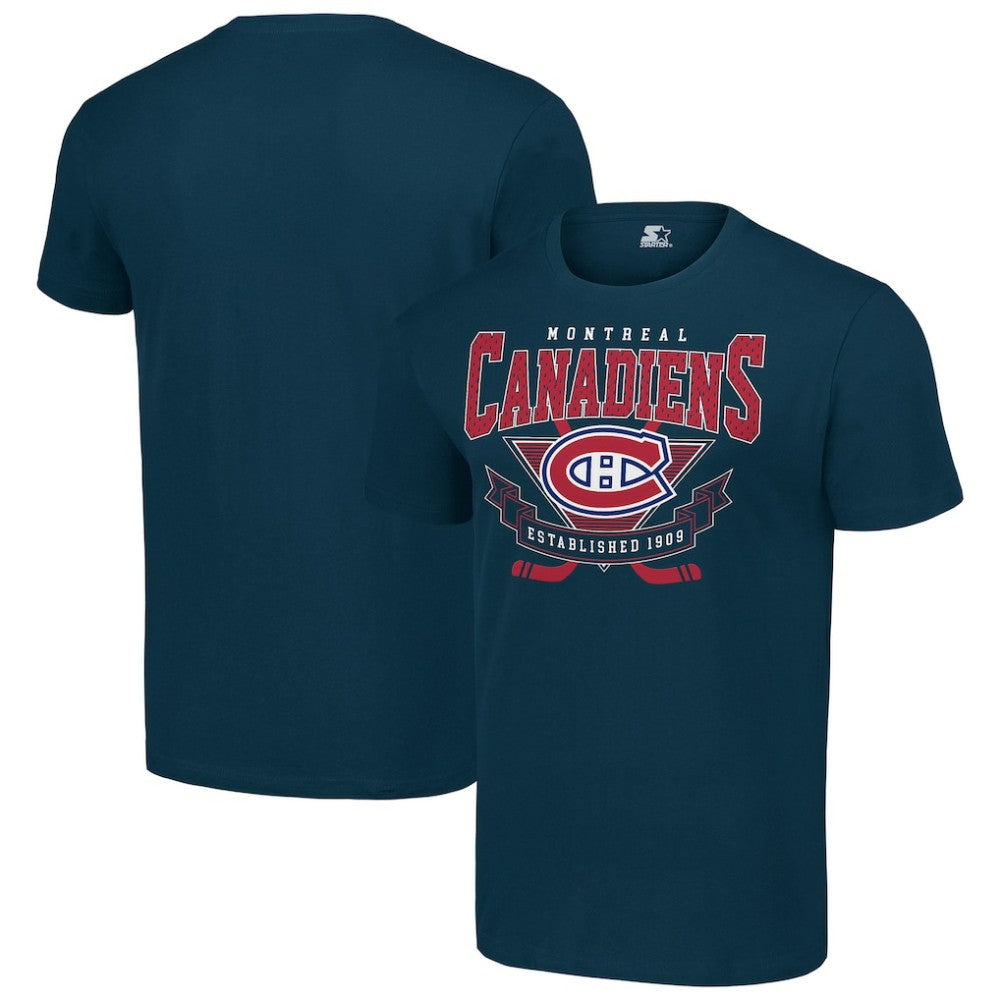 Montreal Canadiens Starter Team Logo Graphic T-Shirt - Navy - NHL 201591736