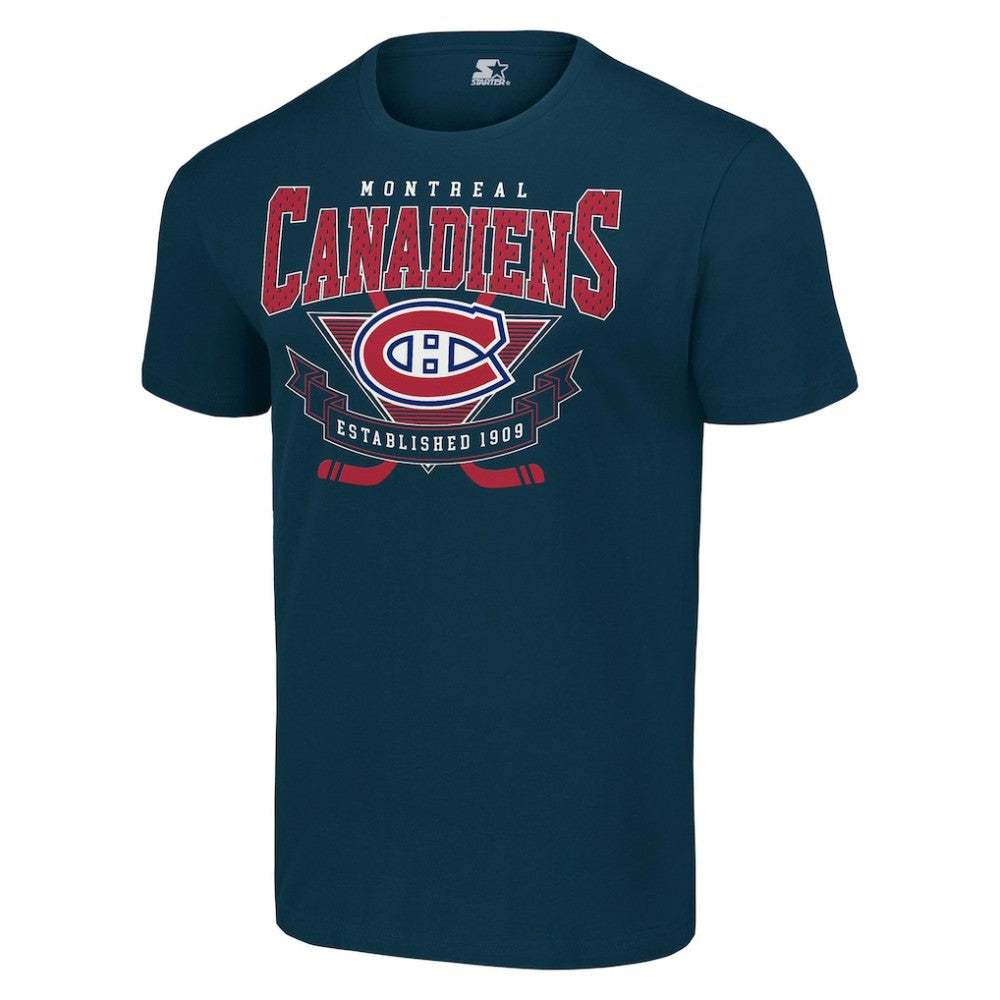 Montreal Canadiens Starter Team Logo Graphic T-Shirt - Navy - NHL 201591736