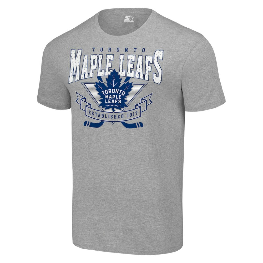 Toronto Maple Leafs Starter Team Logo Graphic T-Shirt - Heather Gray - NHL 201591740