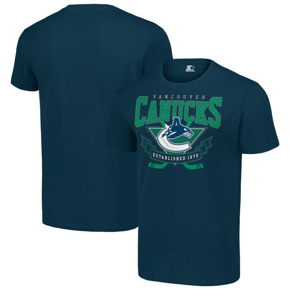Vancouver Canucks Starter Team Logo Graphic T-Shirt - Navy - NHL 201591743