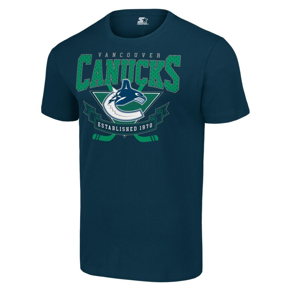 Vancouver Canucks Starter Team Logo Graphic T-Shirt - Navy - NHL 201591743