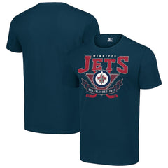 Winnipeg Jets Starter Team Logo Graphic T-Shirt - Navy - NHL 201591745
