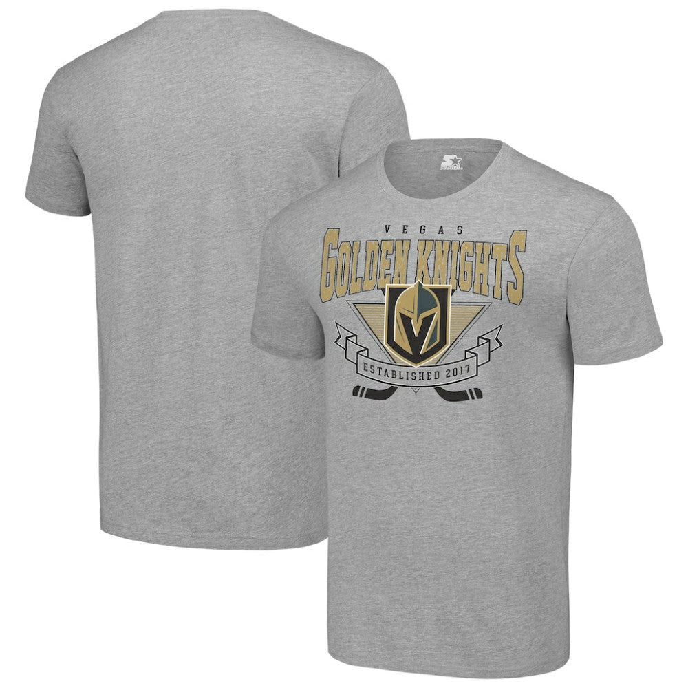 Vegas Golden Knights Starter Team Logo Graphic T-Shirt - Heather Gray - NHL 201591746