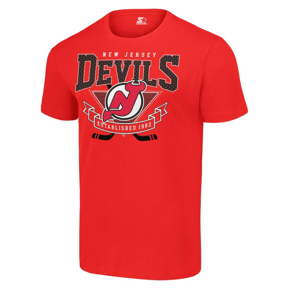 New Jersey Devils Starter Team Logo Graphic T-Shirt - Red - NHL 201591754