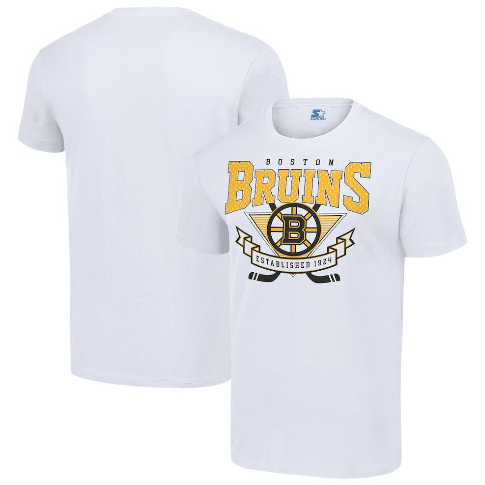 Boston Bruins Starter Team Logo Graphic T-Shirt - White - NHL 201591759