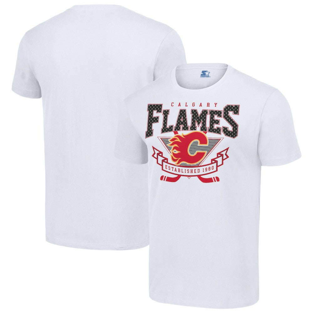 Calgary Flames Starter Team Logo Graphic T-Shirt - White - NHL 201591763
