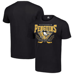 Pittsburgh Penguins Starter Team Logo Graphic T-Shirt - Black - NHL 201591772