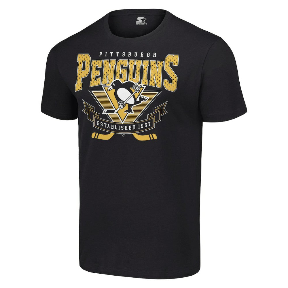 Pittsburgh Penguins Starter Team Logo Graphic T-Shirt - Black - NHL 201591772