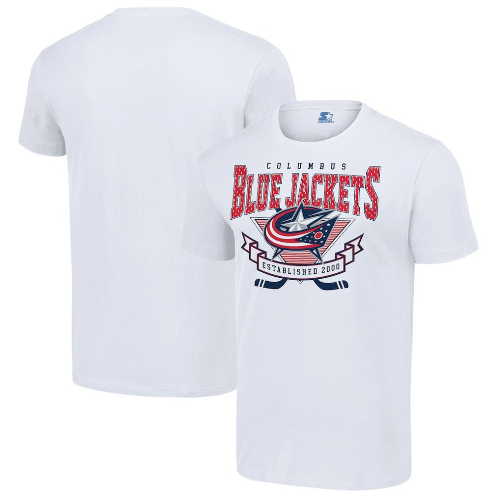 Columbus Blue Jackets Starter Team Logo Graphic T-Shirt - White - NHL 201591773
