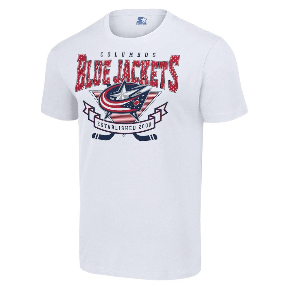 Columbus Blue Jackets Starter Team Logo Graphic T-Shirt - White - NHL 201591773