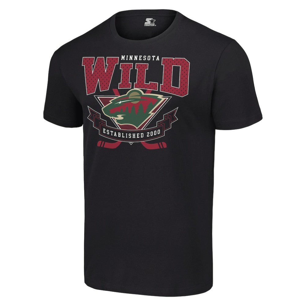 Minnesota Wild Starter Team Logo Graphic T-Shirt - Black - NHL 201591778