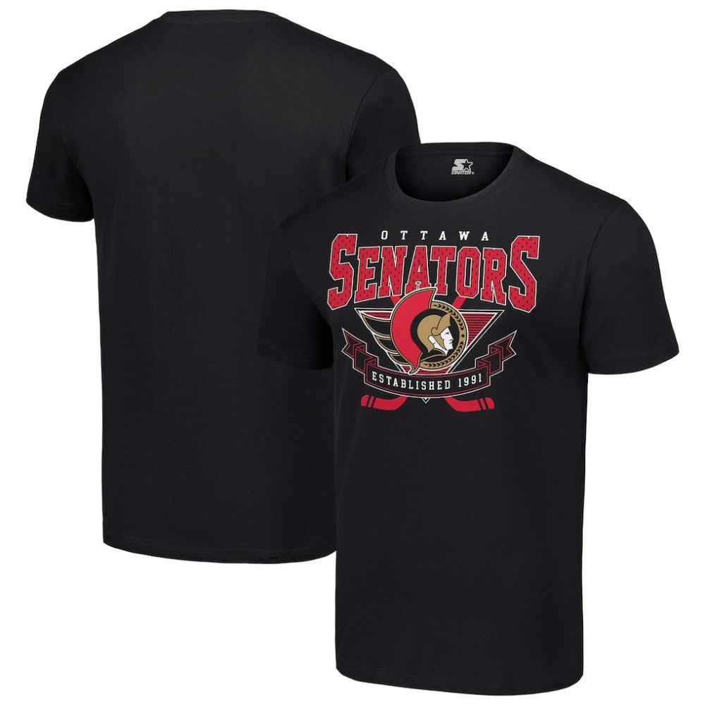 Ottawa Senators Starter Team Logo Graphic T-Shirt - Black - NHL 201591782