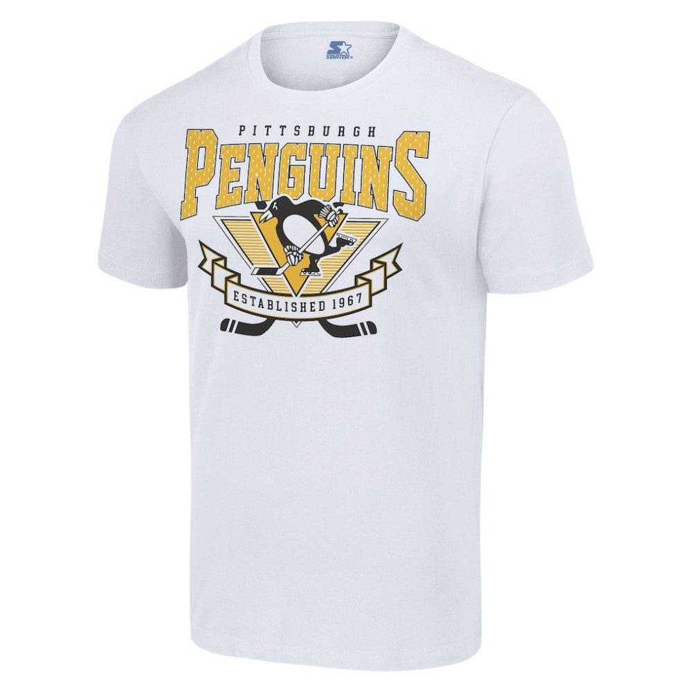 Pittsburgh Penguins Starter Team Logo Graphic T-Shirt - White - NHL 201591785