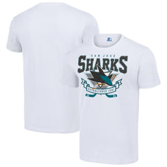 San Jose Sharks Starter Team Logo Graphic T-Shirt - White - NHL 201591789