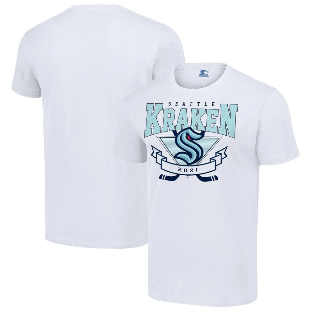 Seattle Kraken Starter Team Logo Graphic T-Shirt - White - NHL 201591791