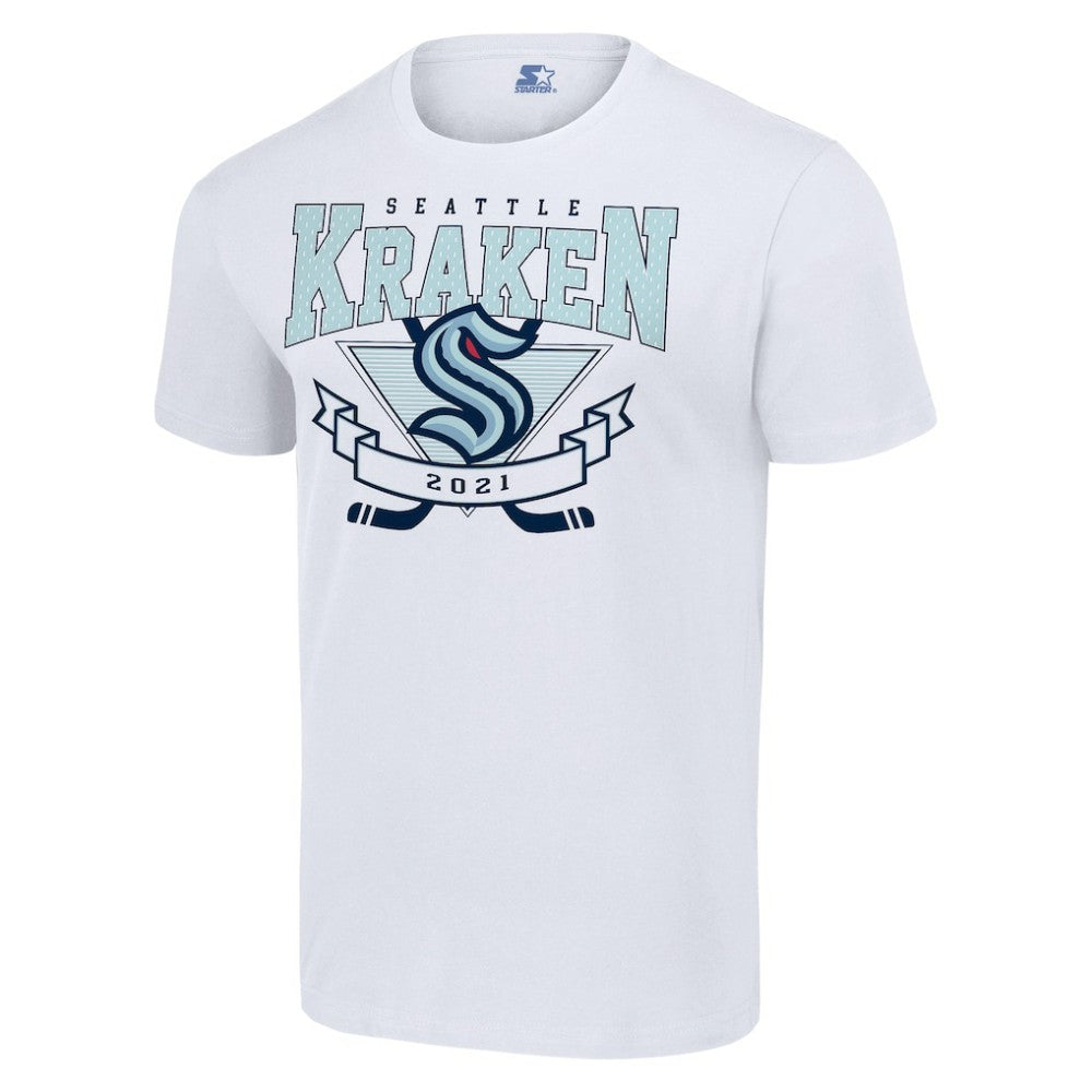 Seattle Kraken Starter Team Logo Graphic T-Shirt - White - NHL 201591791