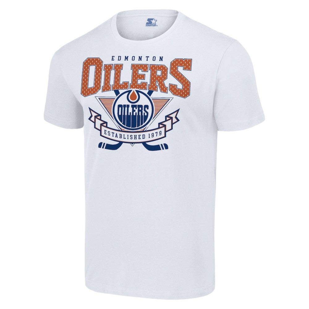 Edmonton Oilers Starter Team Logo Graphic T-Shirt - White - NHL 201591799