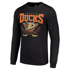 Anaheim Ducks Starter Team Logo Graphic Long Sleeve T-Shirt - Black - NHL 201591816