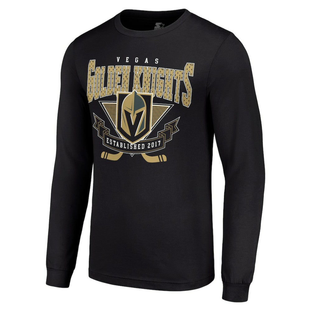 Vegas Golden Knights Starter Team Logo Graphic Long Sleeve T-Shirt - Black - NHL 201591820