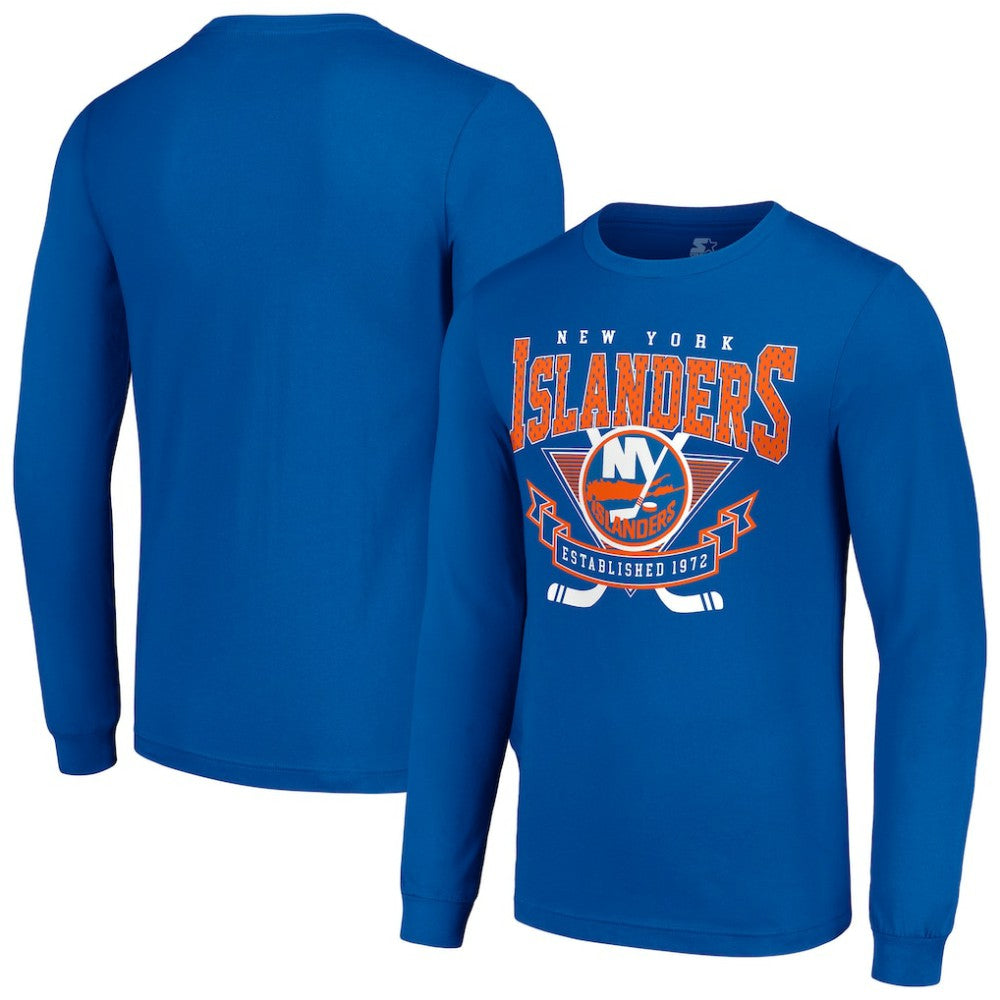 New York Islanders Starter Team Logo Graphic Long Sleeve T-Shirt - Royal - NHL 201591825