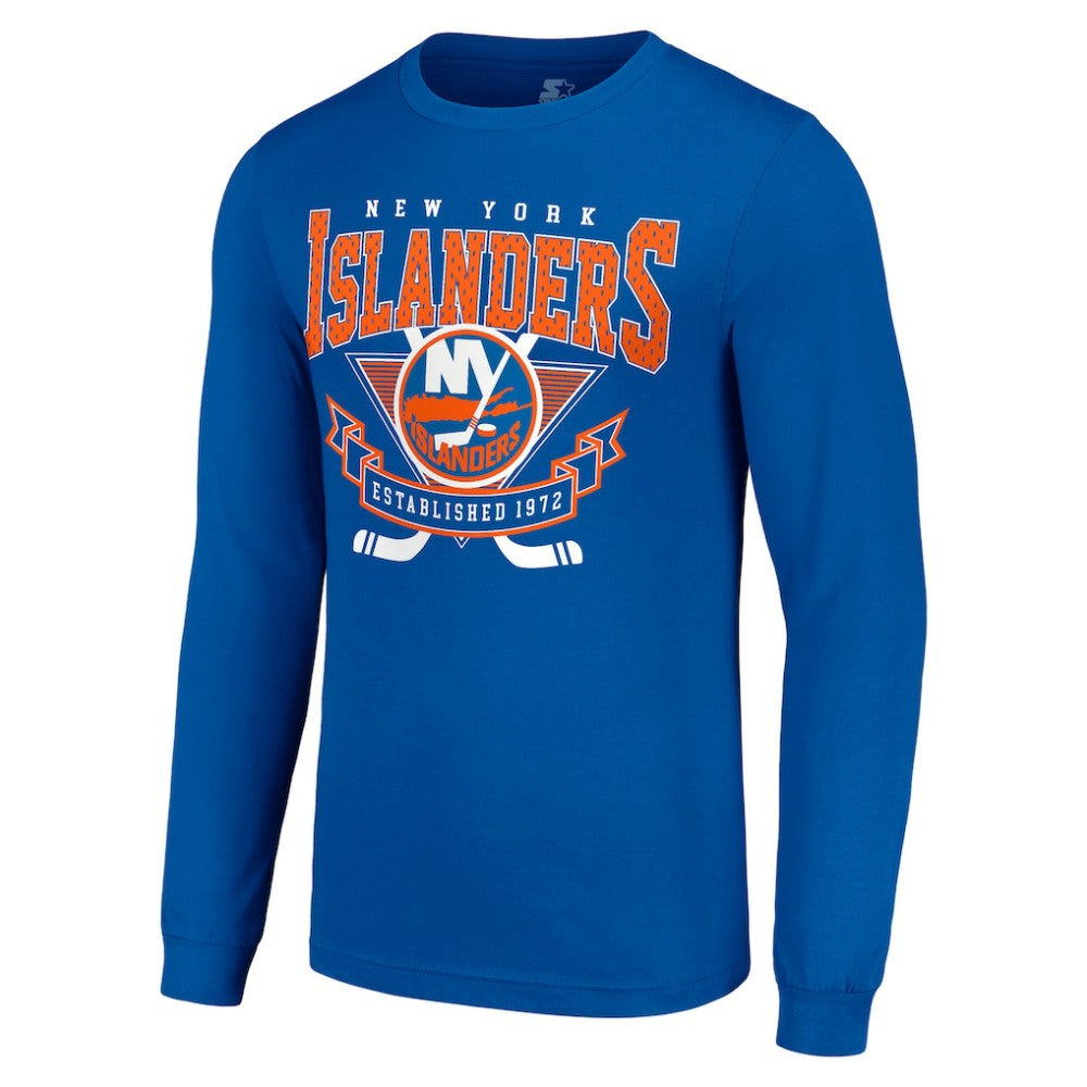 New York Islanders Starter Team Logo Graphic Long Sleeve T-Shirt - Royal - NHL 201591825