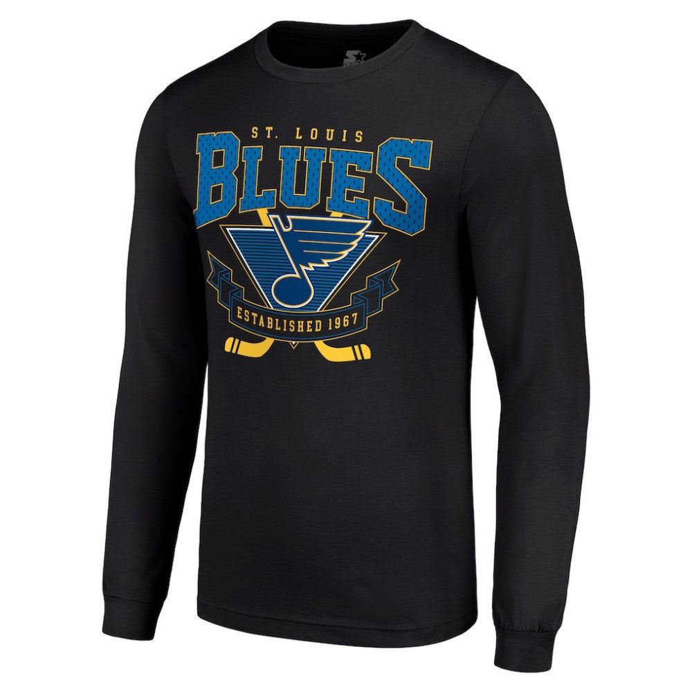 St. Louis Blues Starter Team Logo Graphic Long Sleeve T-Shirt - Black - NHL 201591850