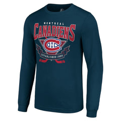 Montreal Canadiens Starter Team Logo Graphic Long Sleeve T-Shirt - Navy - NHL 201591875