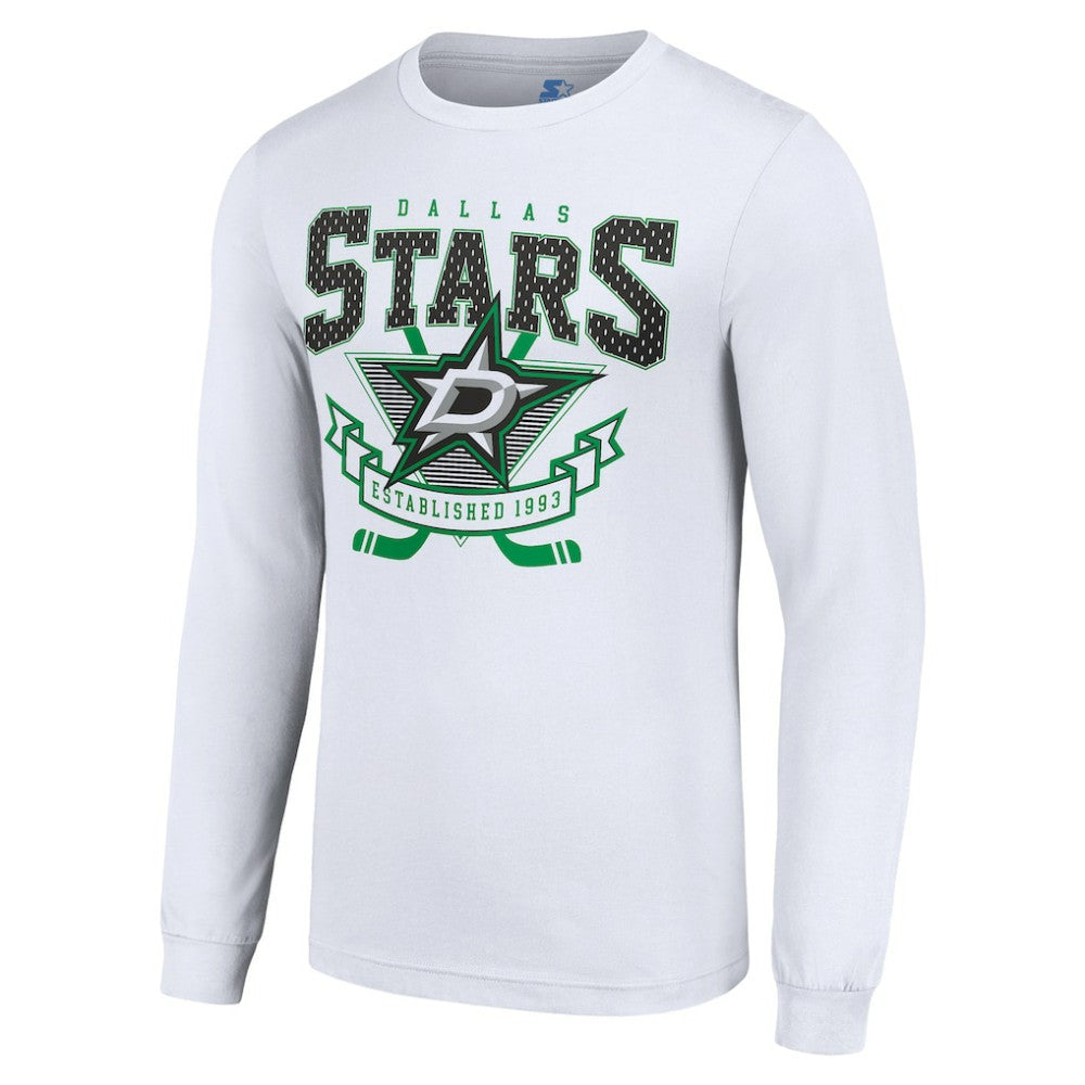 Dallas Stars Starter Team Logo Graphic Long Sleeve T-Shirt - White - NHL 201591879
