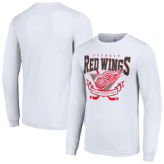 Detroit Red Wings Starter Team Logo Graphic Long Sleeve T-Shirt - White - NHL 201591882