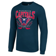 Washington Capitals Starter Team Logo Graphic Long Sleeve T-Shirt - Navy - NHL 201591888