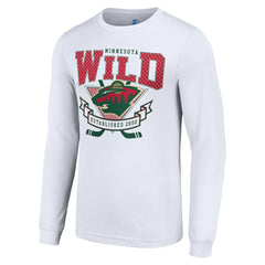 Minnesota Wild Starter Team Logo Graphic Long Sleeve T-Shirt - White - NHL 201591889