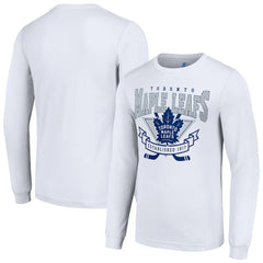 Toronto Maple Leafs Starter Team Logo Graphic Long Sleeve T-Shirt - White - NHL 201591908