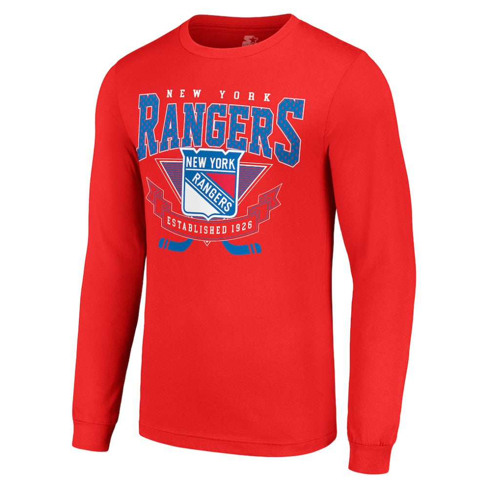 New York Rangers Starter Team Logo Graphic Long Sleeve T-Shirt - Red - NHL 201591909