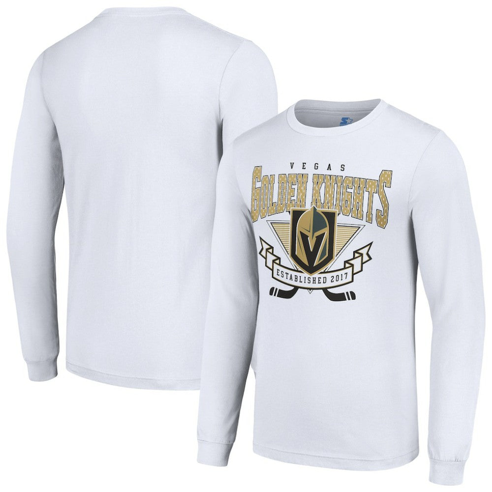 Vegas Golden Knights Starter Team Logo Graphic Long Sleeve T-Shirt - White - NHL 201591915