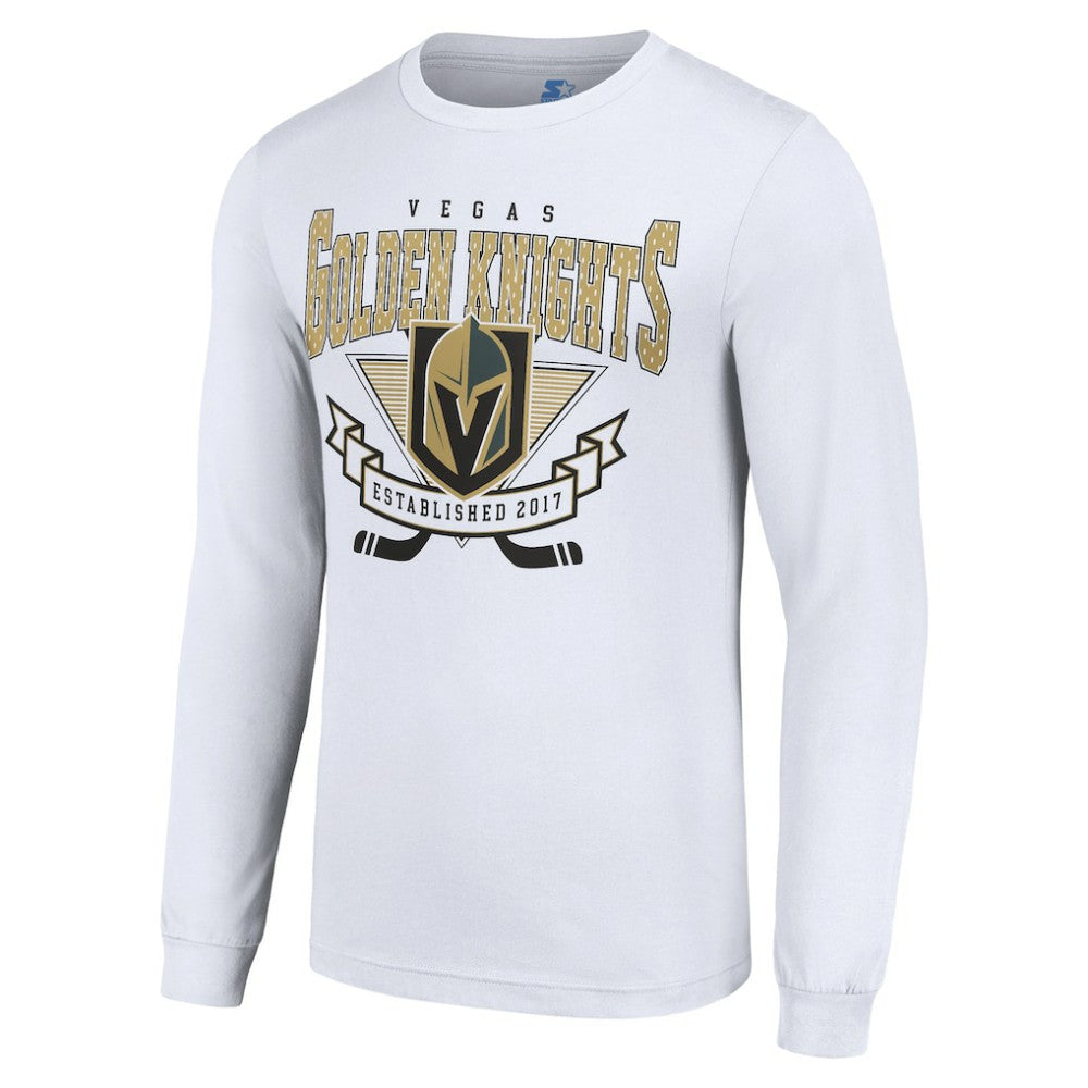 Vegas Golden Knights Starter Team Logo Graphic Long Sleeve T-Shirt - White - NHL 201591915
