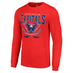Washington Capitals Starter Team Logo Graphic Long Sleeve T-Shirt - Red - NHL 201591916
