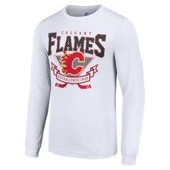 Calgary Flames Starter Team Logo Graphic Long Sleeve T-Shirt - White - NHL 201591919
