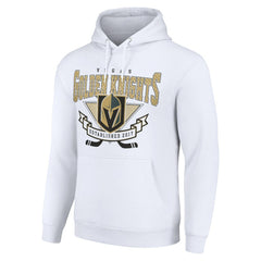 Vegas Golden Knights Starter Team Logo Graphic Fleece Tri-Blend Pullover Hoodie - White - NHL 201591929