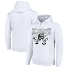 Los Angeles Kings Starter Team Logo Graphic Fleece Tri-Blend Pullover Hoodie - White - NHL 201591958