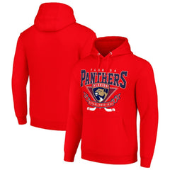 Florida Panthers Starter Team Logo Graphic Fleece Tri-Blend Pullover Hoodie - Red - NHL 201591989