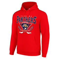 Florida Panthers Starter Team Logo Graphic Fleece Tri-Blend Pullover Hoodie - Red - NHL 201591989