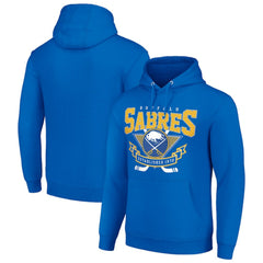 Buffalo Sabres Starter Team Logo Graphic Fleece Tri-Blend Pullover Hoodie - Royal - NHL 201592018