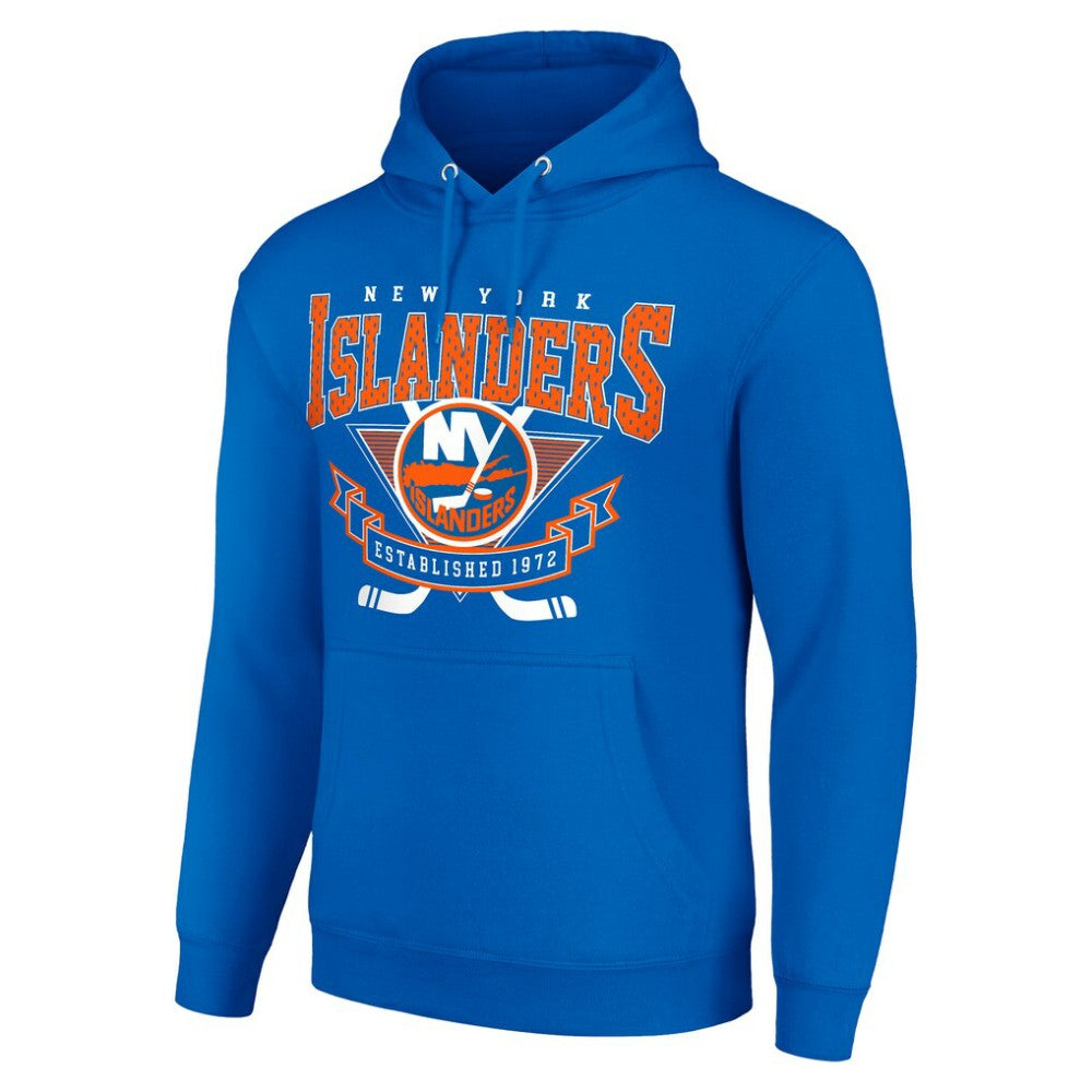New York Islanders Starter Team Logo Graphic Fleece Tri-Blend Pullover Hoodie - Royal - NHL 201592024