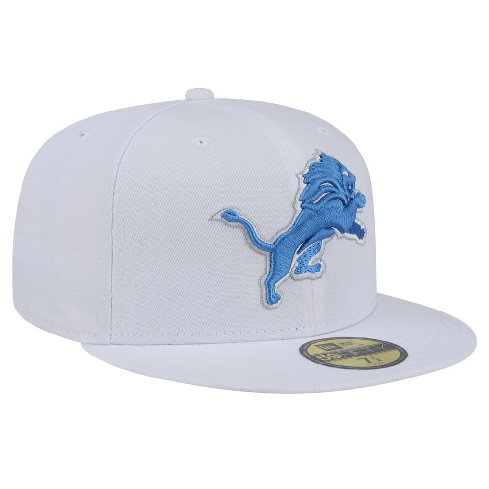Detroit Lions New Era Omaha 59FIFTY Fitted Hat White