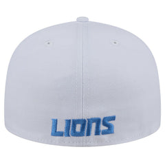 Detroit Lions New Era Omaha 59FIFTY Fitted Hat White